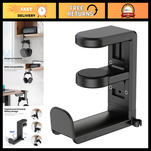 Adjustable clamp headphone - adjustable, clamp-on